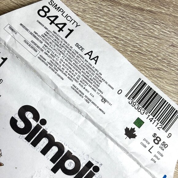 Simplicity 8441 Mens Fitted Western Shirt Sewing Pattern Size AA 38-44 Vintage - Picture 7 of 8